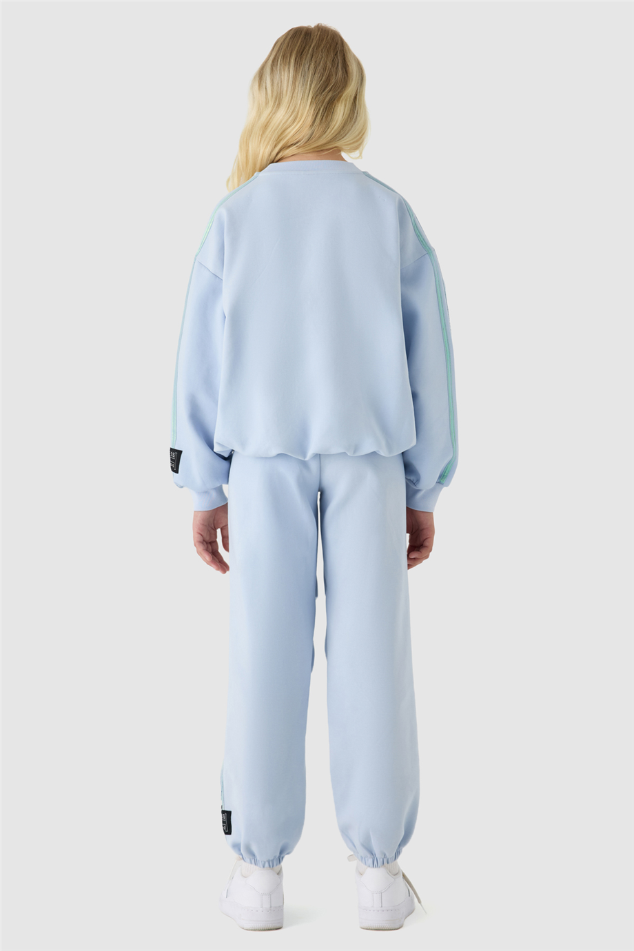Tyess Kız Çocuk Mavi SweatshirtTyess Kız Çocuk Mavi Sweatshirt
