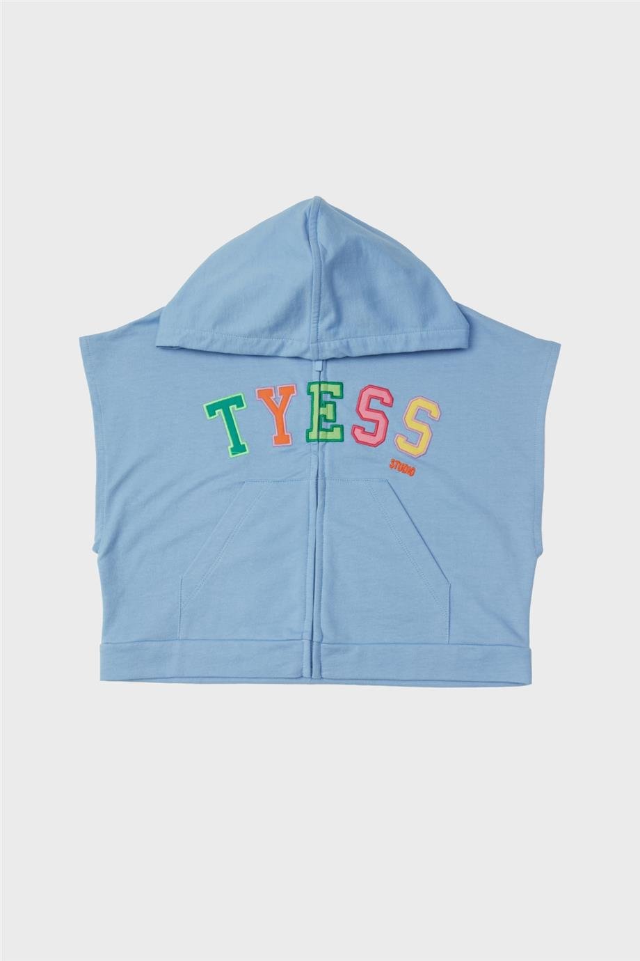 Tyess Kız Çocuk Mavi Yelek