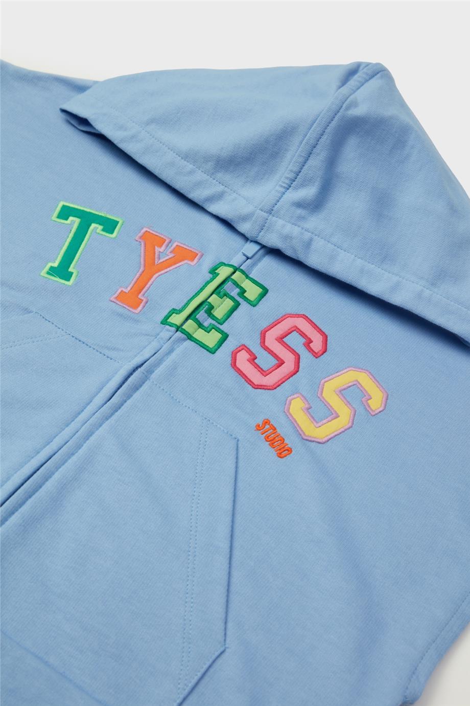 Tyess Kız Çocuk Mavi Yelek