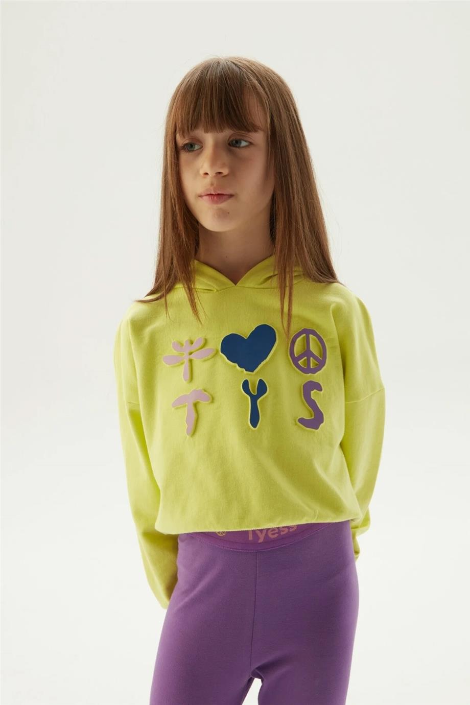 Tyess Kız Çocuk Mor Tayt