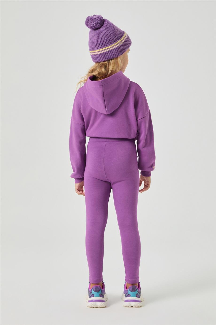 Tyess Kız Çocuk Mor TaytTyess Kız Çocuk Mor Tayt