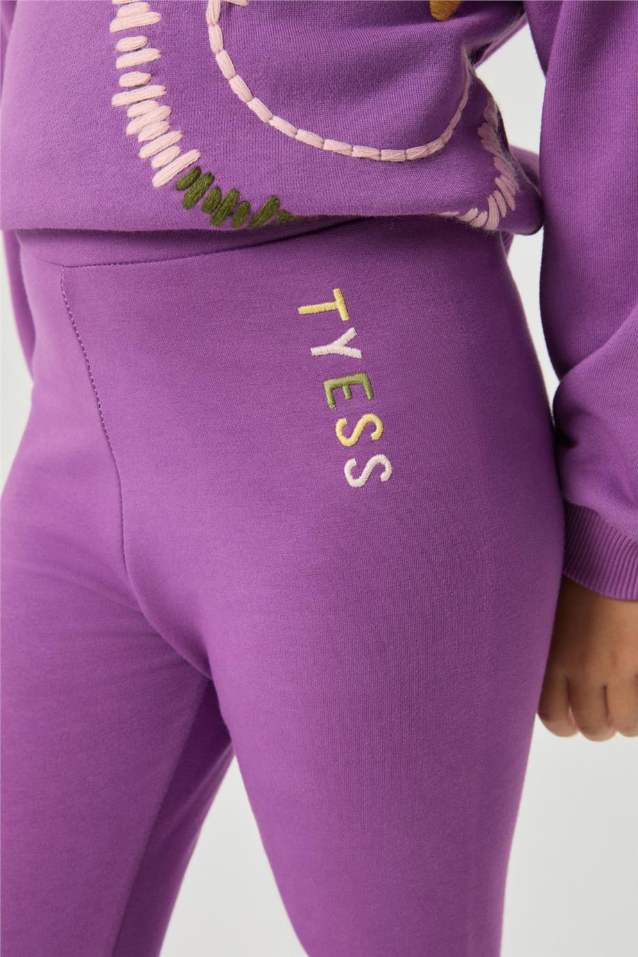 Tyess Kız Çocuk Mor TaytTyess Kız Çocuk Mor Tayt