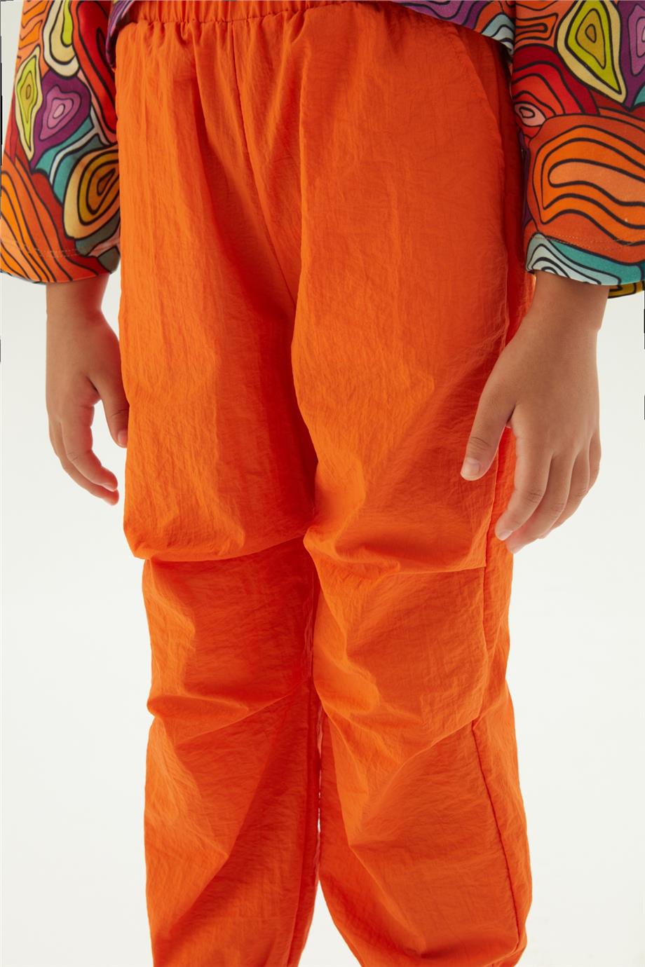 Tyess Kız Çocuk Oranj Pantolon
