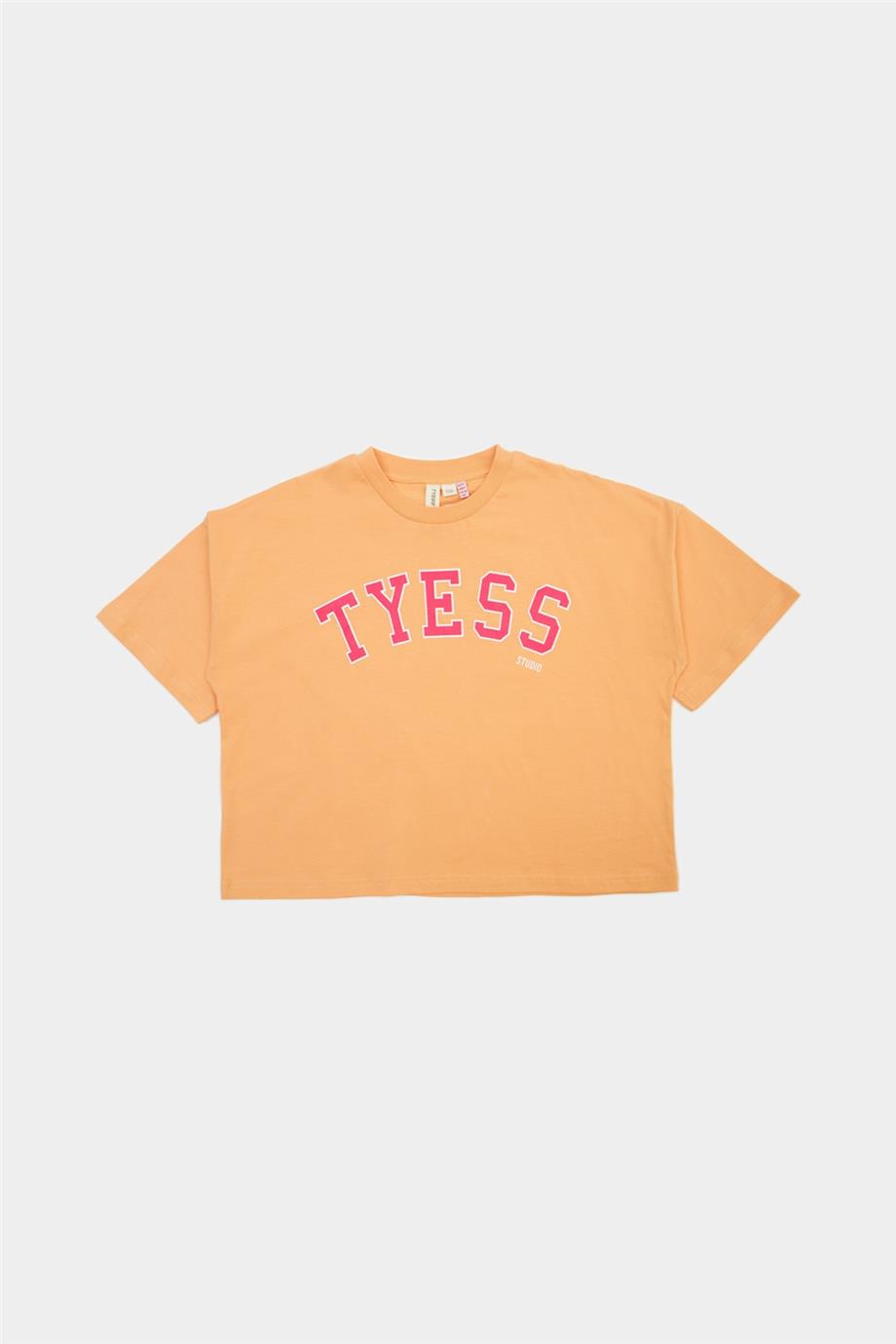 Tyess Kız Çocuk Oranj Tshirt