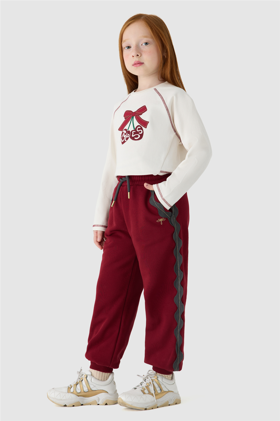 Tyess Kız Çocuk Oversize Eşofman AltıTyess Kız Çocuk Oversize Eşofman Altı