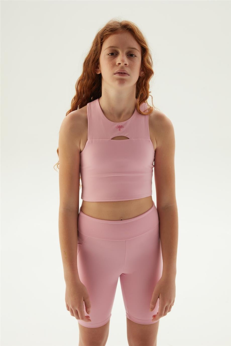 Tyess Kız Çocuk Pembe Atlet