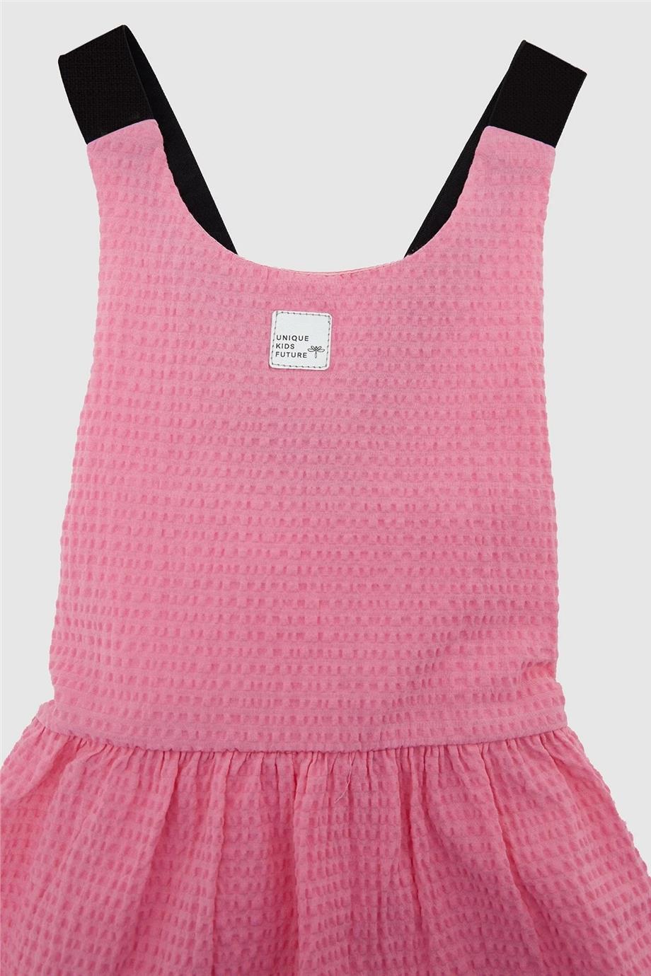 Tyess Kız Çocuk Pembe Elbise