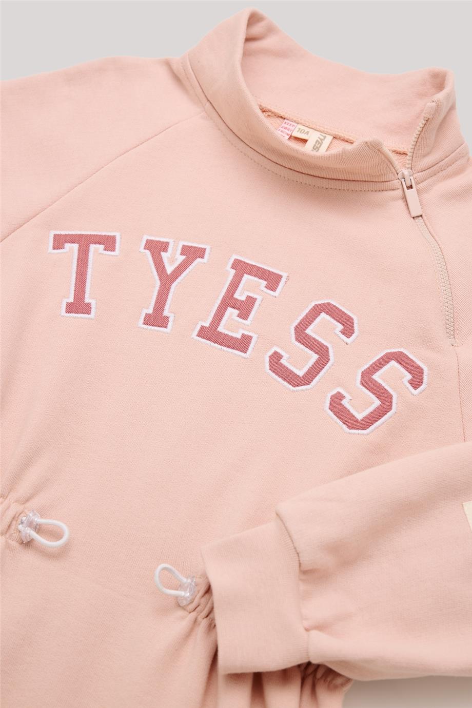 Tyess Kız Çocuk Pembe Elbise