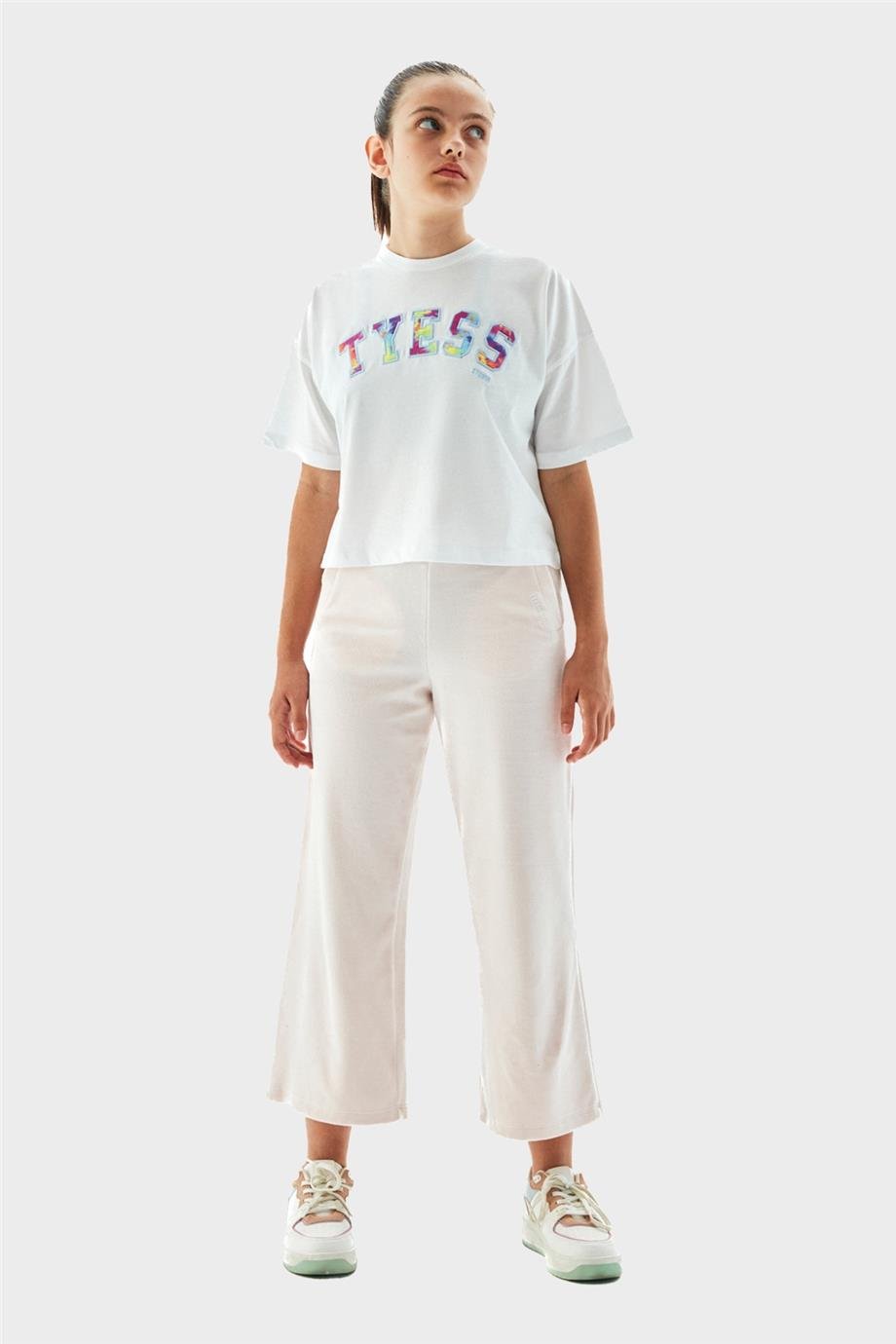 Tyess Kız Çocuk Pembe Eşofman Altı