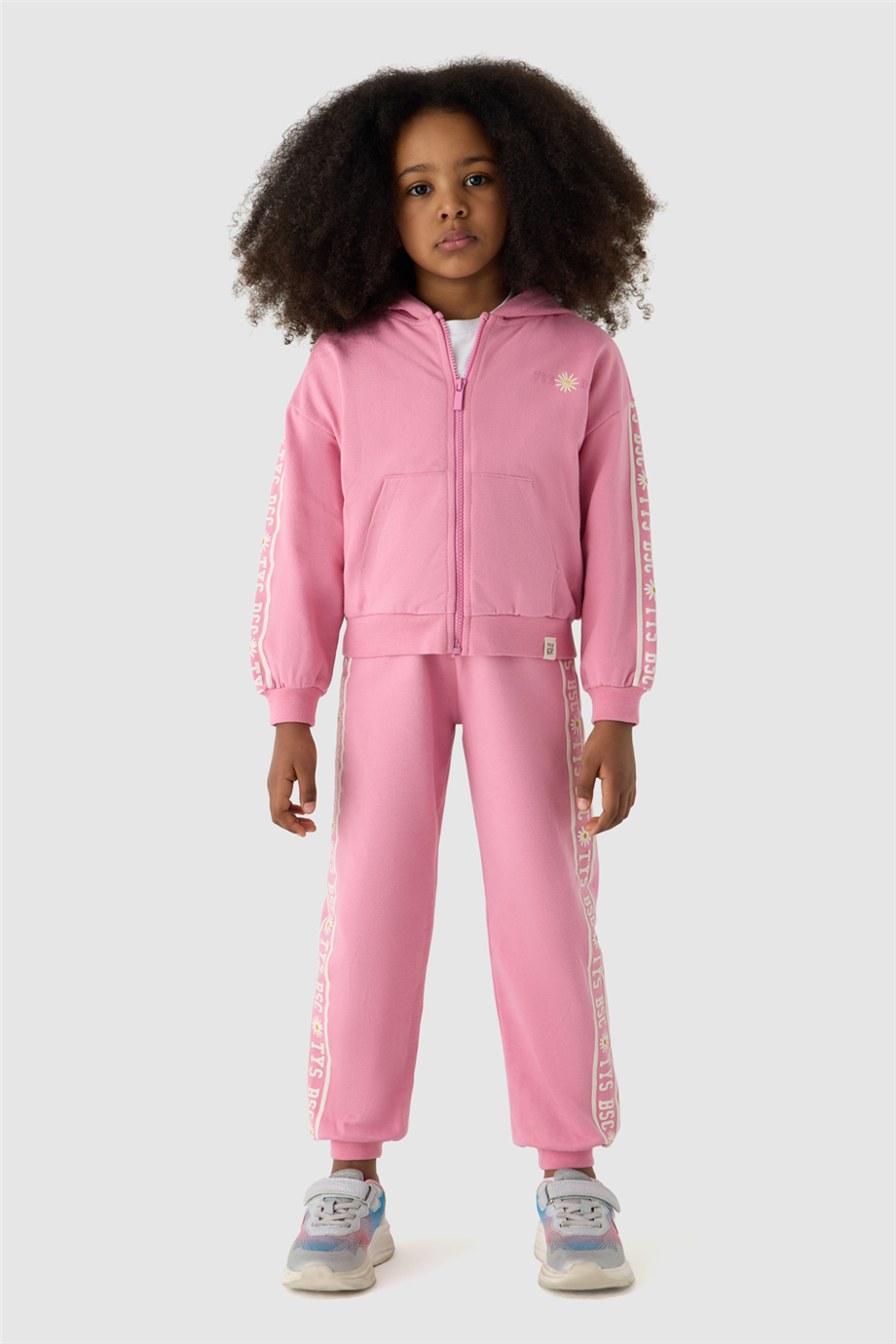 Tyess Kız Çocuk Pembe Eşofman TakımTyess Kız Çocuk Pembe Eşofman Takım