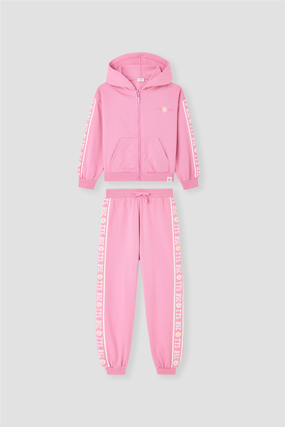 Tyess Kız Çocuk Pembe Eşofman TakımTyess Kız Çocuk Pembe Eşofman Takım