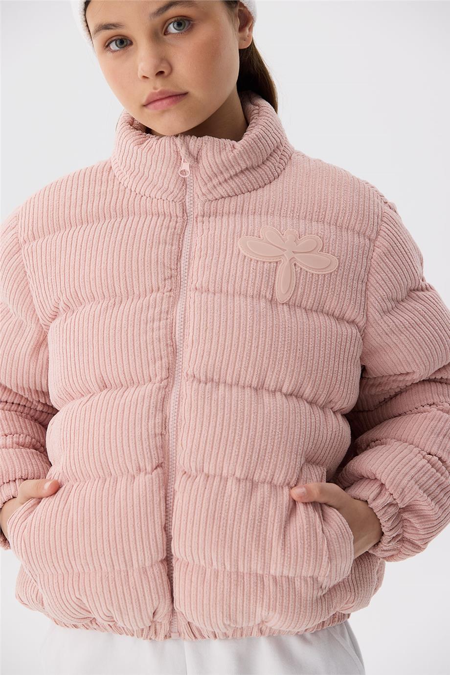 Tyess Kız Çocuk Pembe Mont