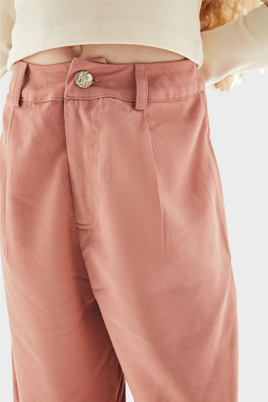 Tyess Kız Çocuk Pembe Pantolon