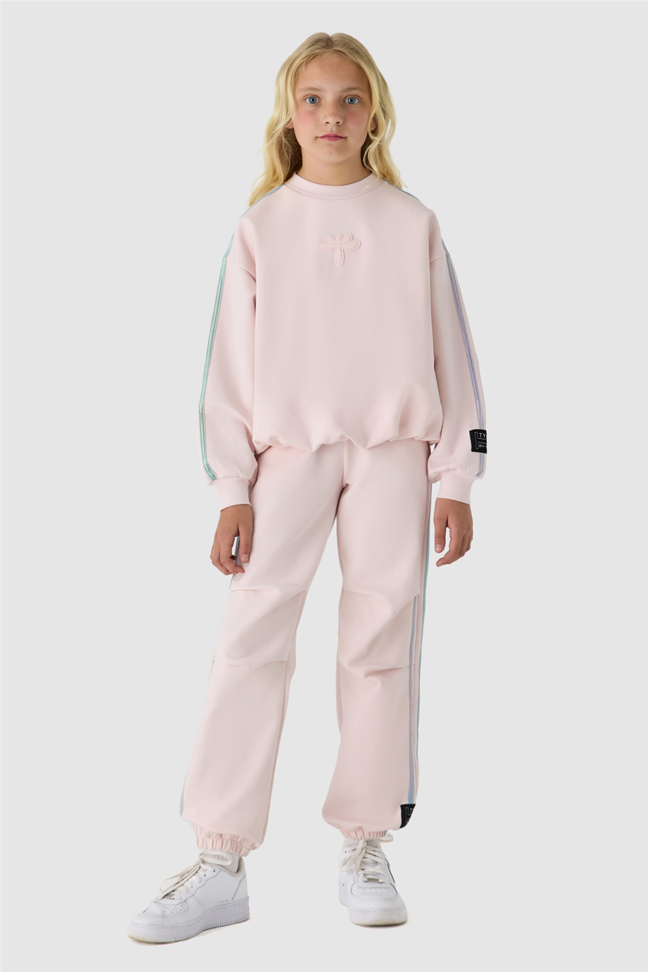 Tyess Kız Çocuk Pembe SweatshirtTyess Kız Çocuk Pembe Sweatshirt