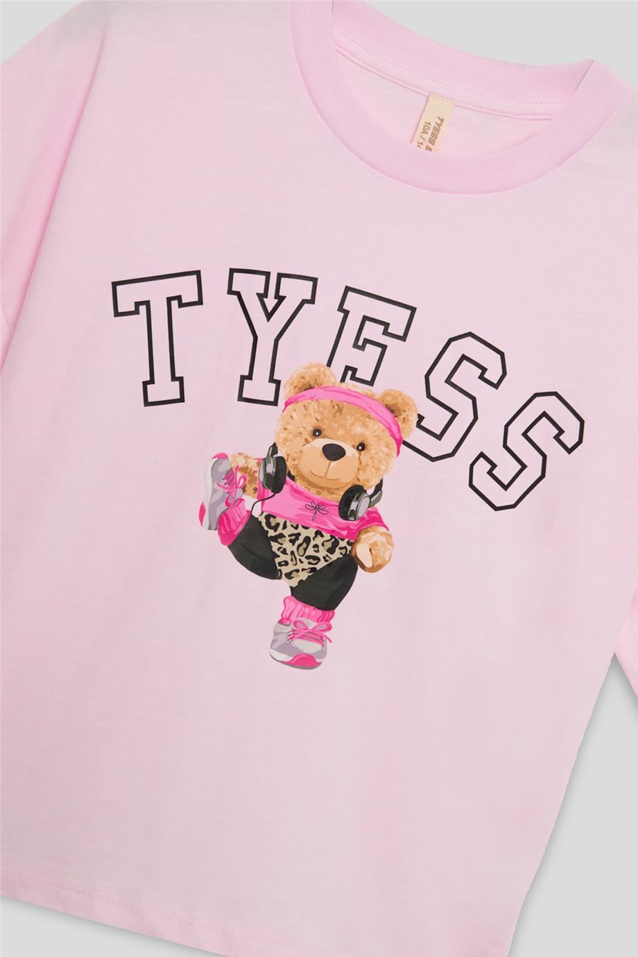 Tyess Kız Çocuk Pembe TshirtTyess Kız Çocuk Pembe Tshirt