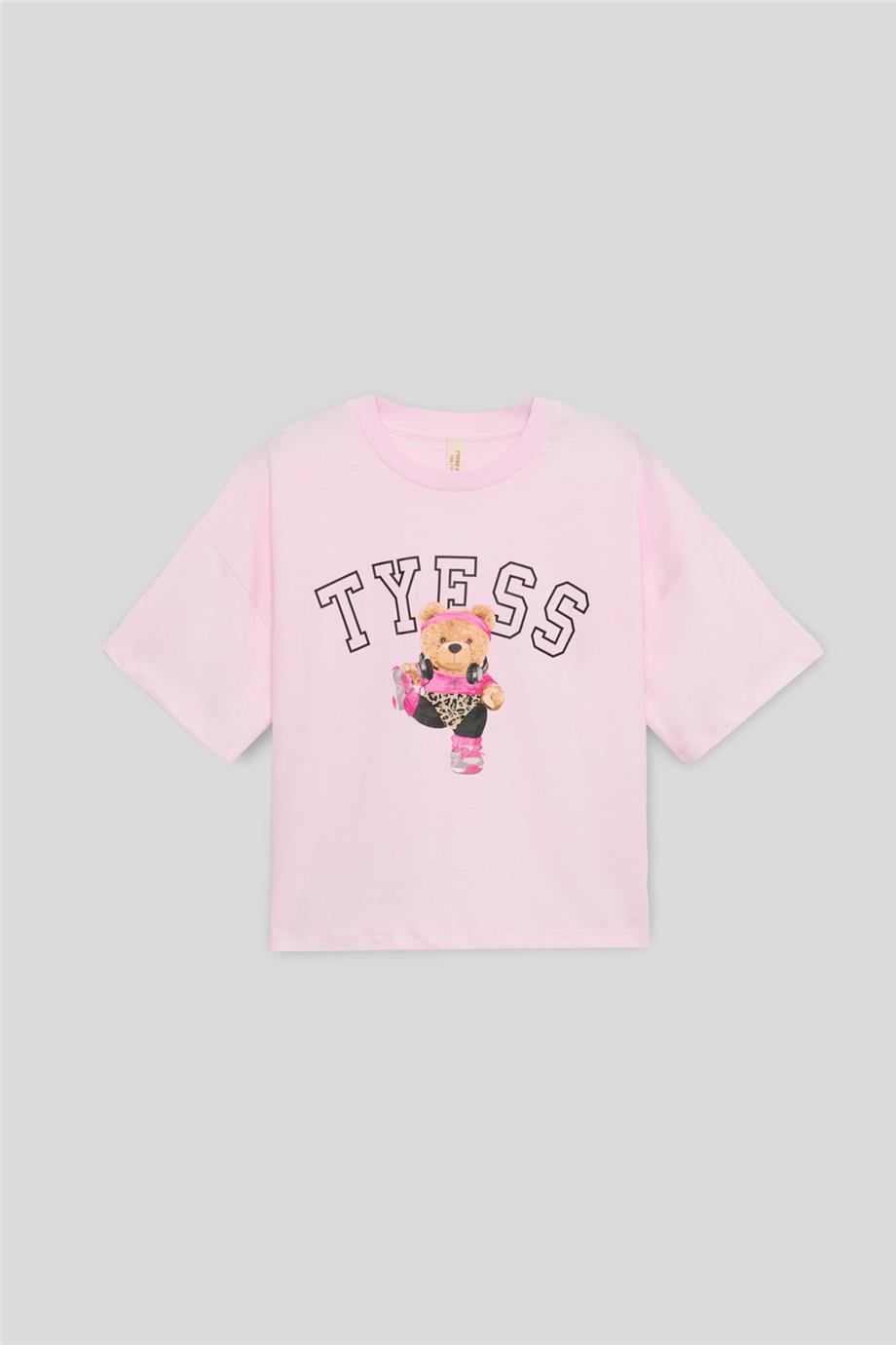 Tyess Kız Çocuk Pembe TshirtTyess Kız Çocuk Pembe Tshirt