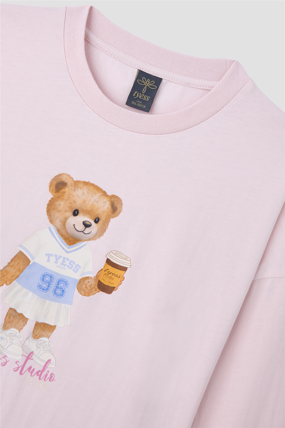 Tyess Kız Çocuk Pembe TshirtTyess Kız Çocuk Pembe Tshirt