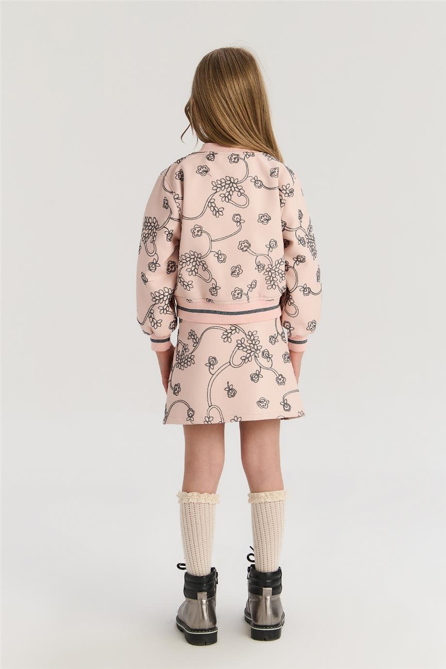 Tyess Kız Çocuk Pudra CeketTyess Kız Çocuk Pudra Ceket