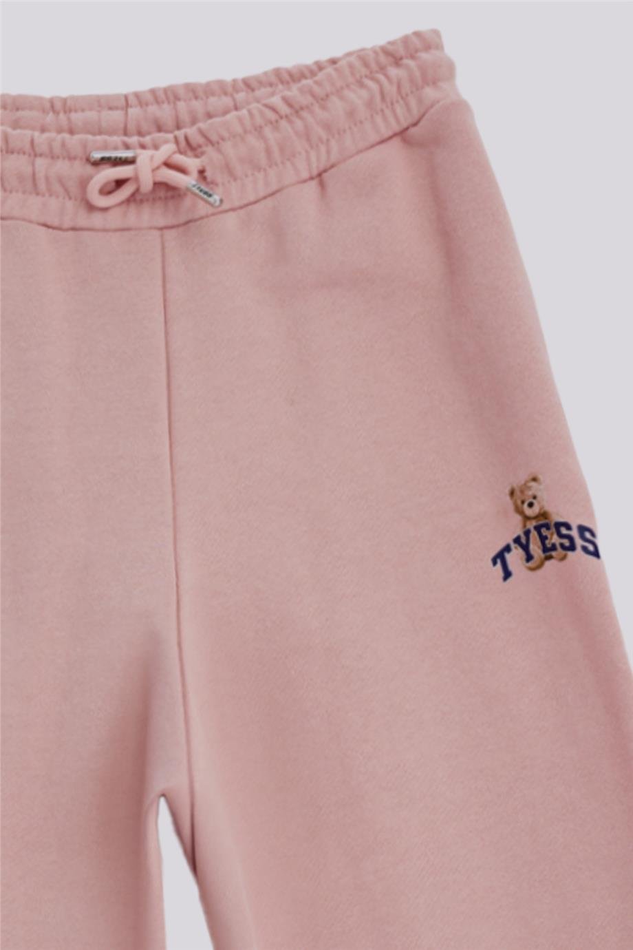 Tyess Kız Çocuk Pudra Eşofman AltıTyess Kız Çocuk Pudra Eşofman Altı