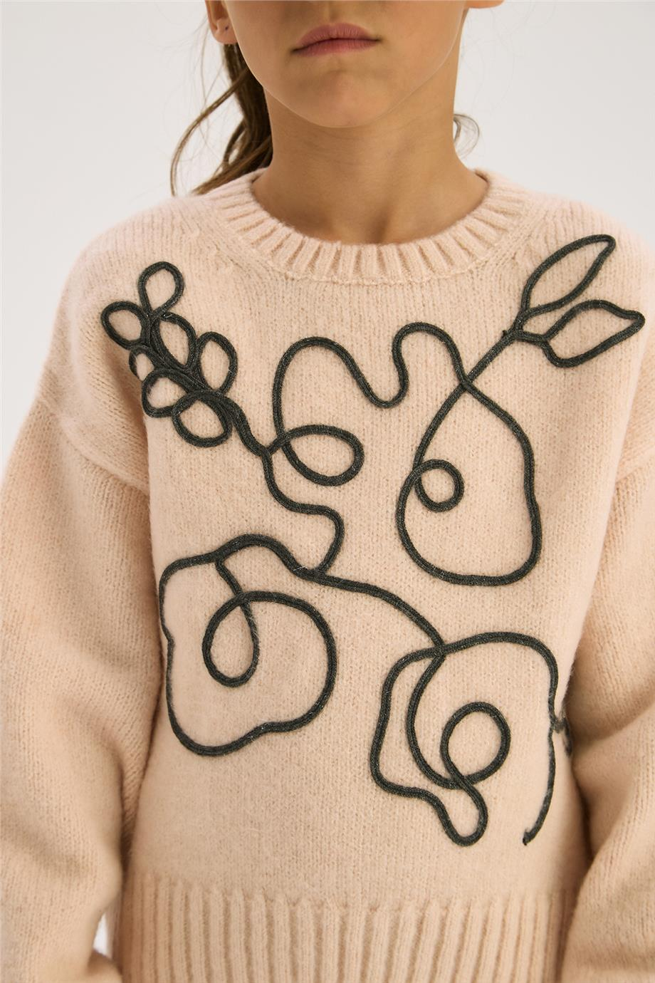 Tyess Girl Powder SweaterTyess Girl Powder Sweater