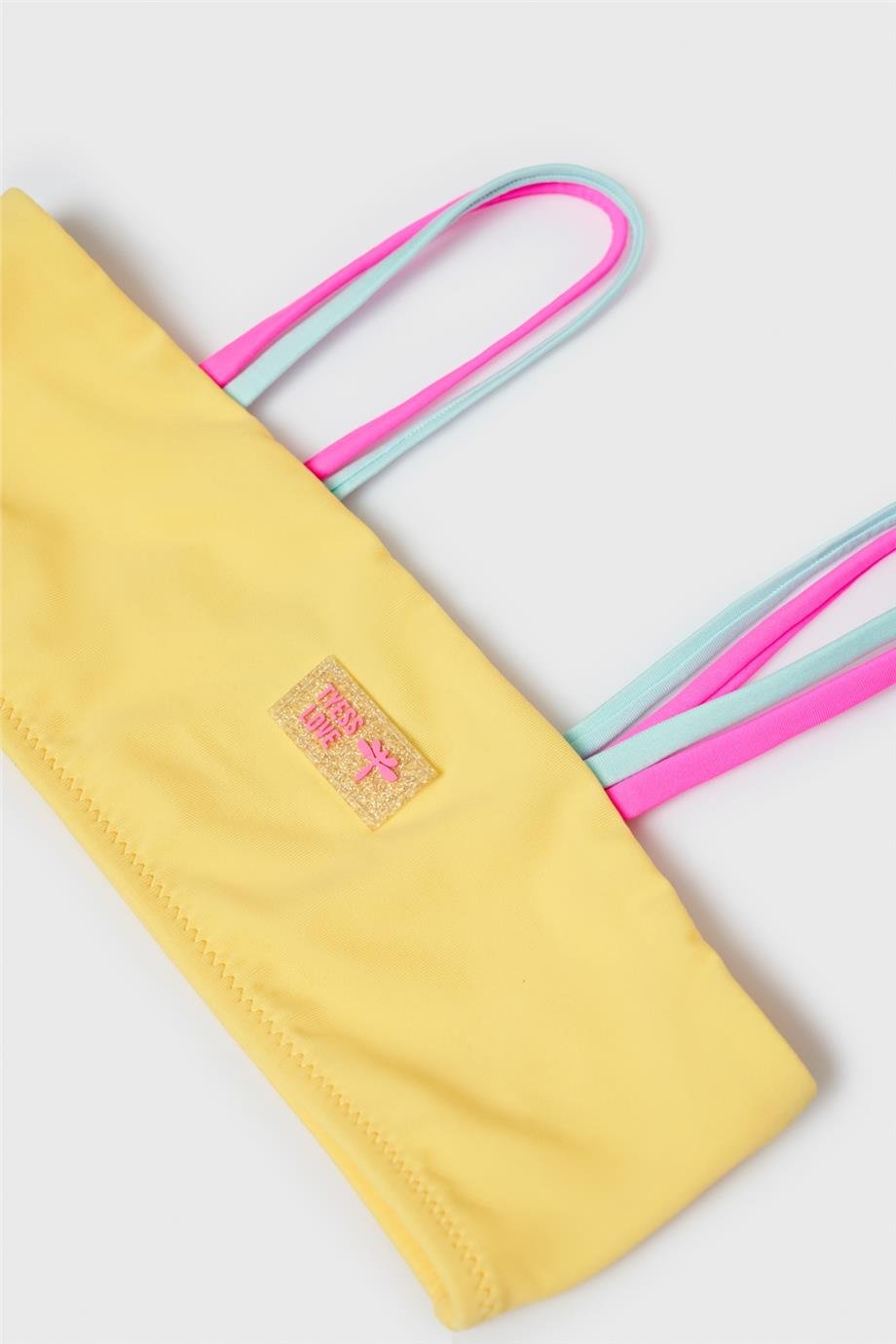 Tyess Kız Çocuk Sarı Bikini Üstü