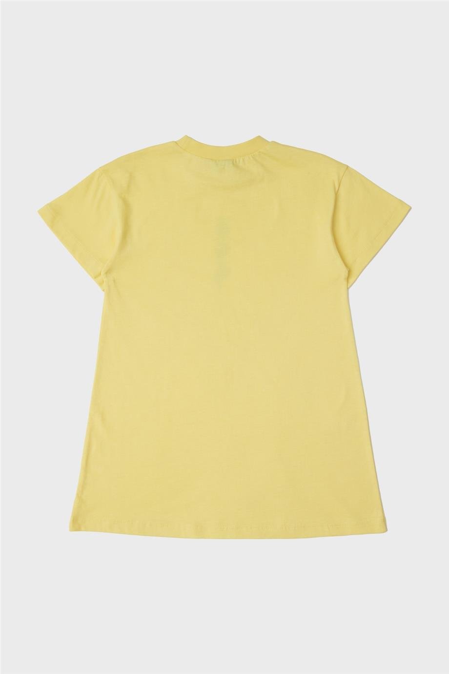 Tyess Kız Çocuk Sarı Pijama Elbise