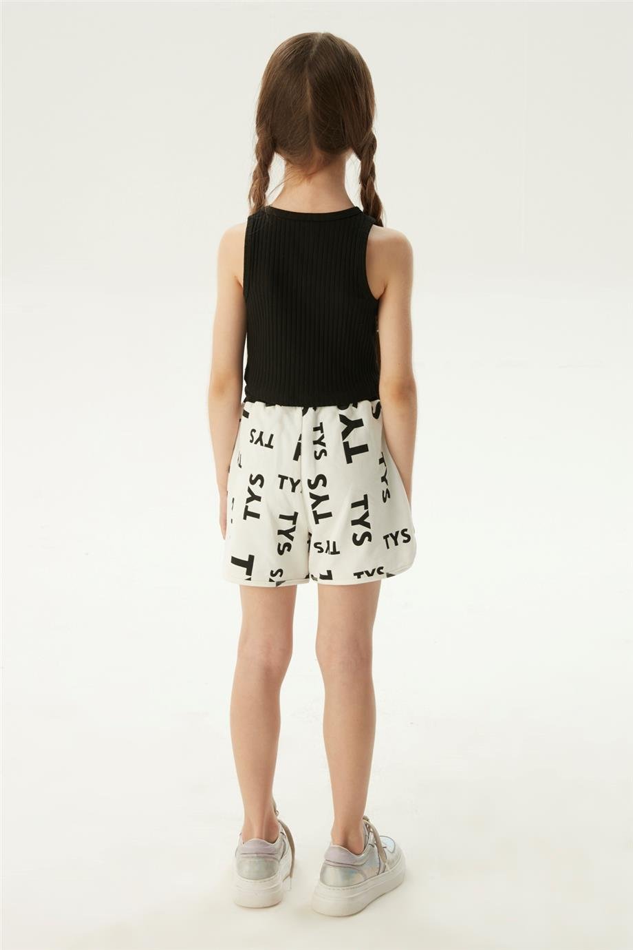 Tyess Kız Çocuk Siyah Atlet