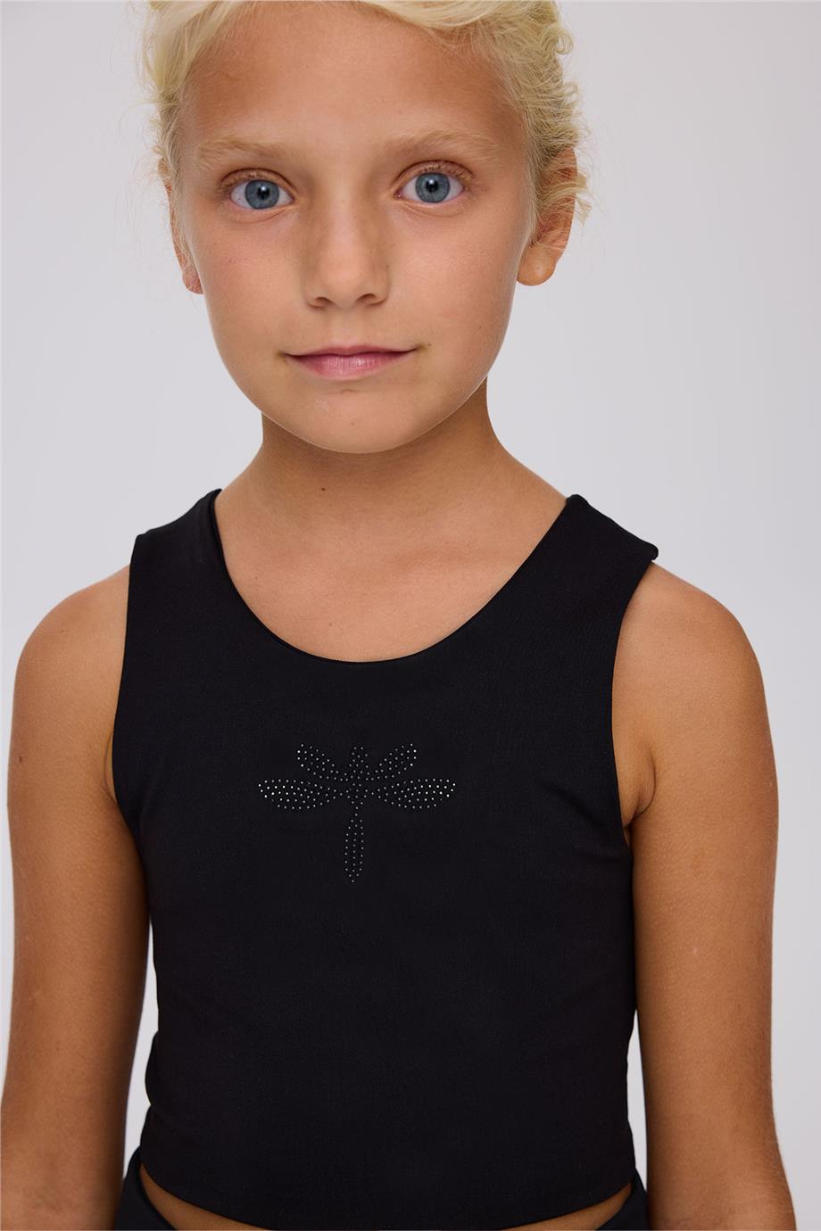 Tyess Kız Çocuk Siyah AtletTyess Kız Çocuk Siyah Atlet