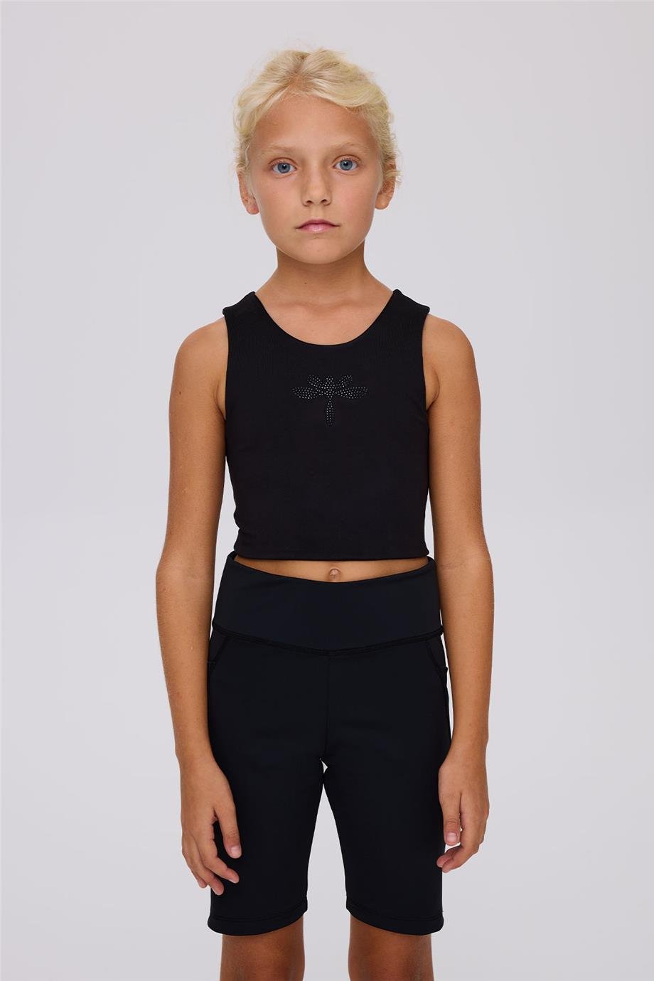 Tyess Kız Çocuk Siyah AtletTyess Kız Çocuk Siyah Atlet