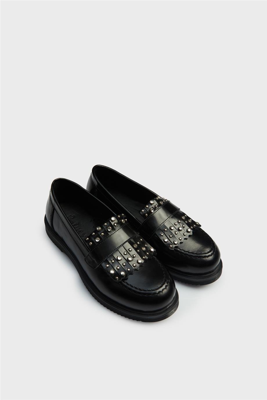 Tyess Kız Çocuk Siyah Ayakkabı