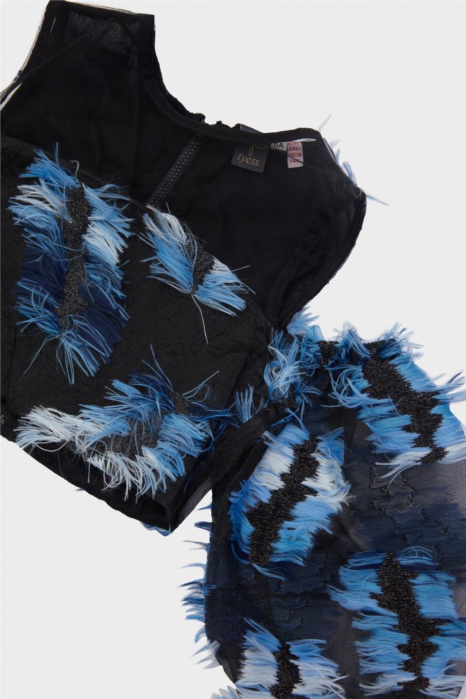 Tyess Kız Çocuk Siyah Bluz