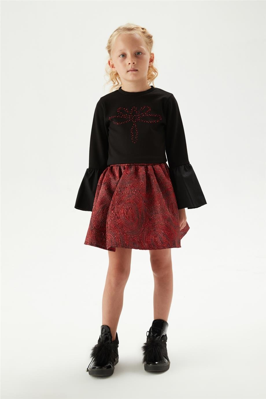 Tyess Kız Çocuk Siyah Bluz