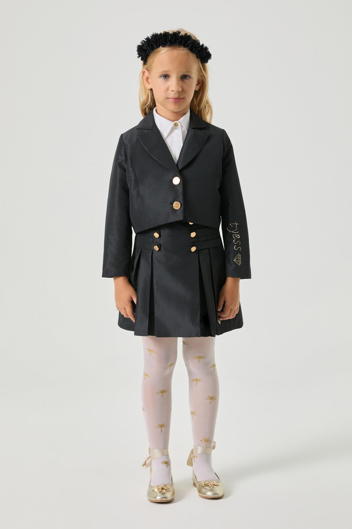 Tyess Girl Black JacketTyess Girl Black Jacket