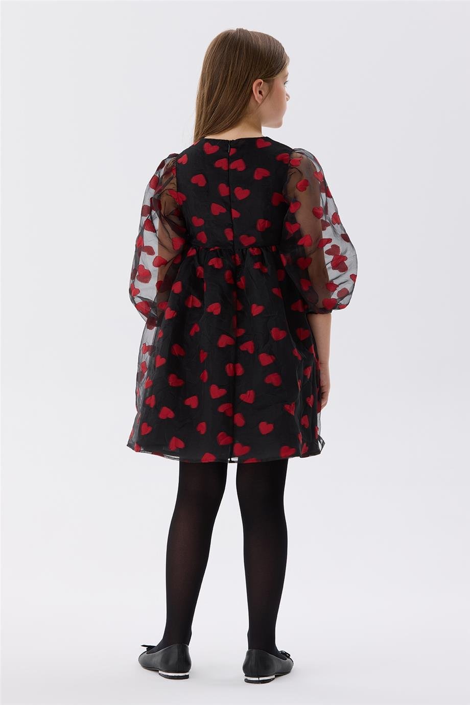 Tyess Kız Çocuk Siyah Elbise