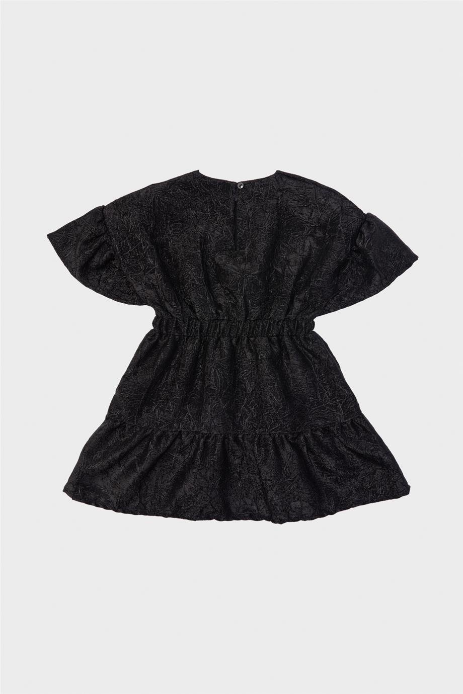 Tyess Kız Çocuk Siyah Elbise