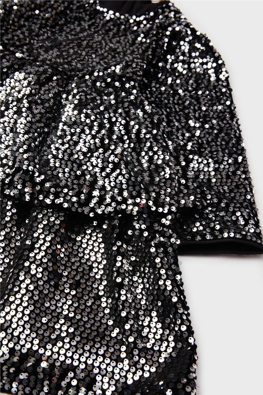 Tyess Kız Çocuk Siyah Elbise