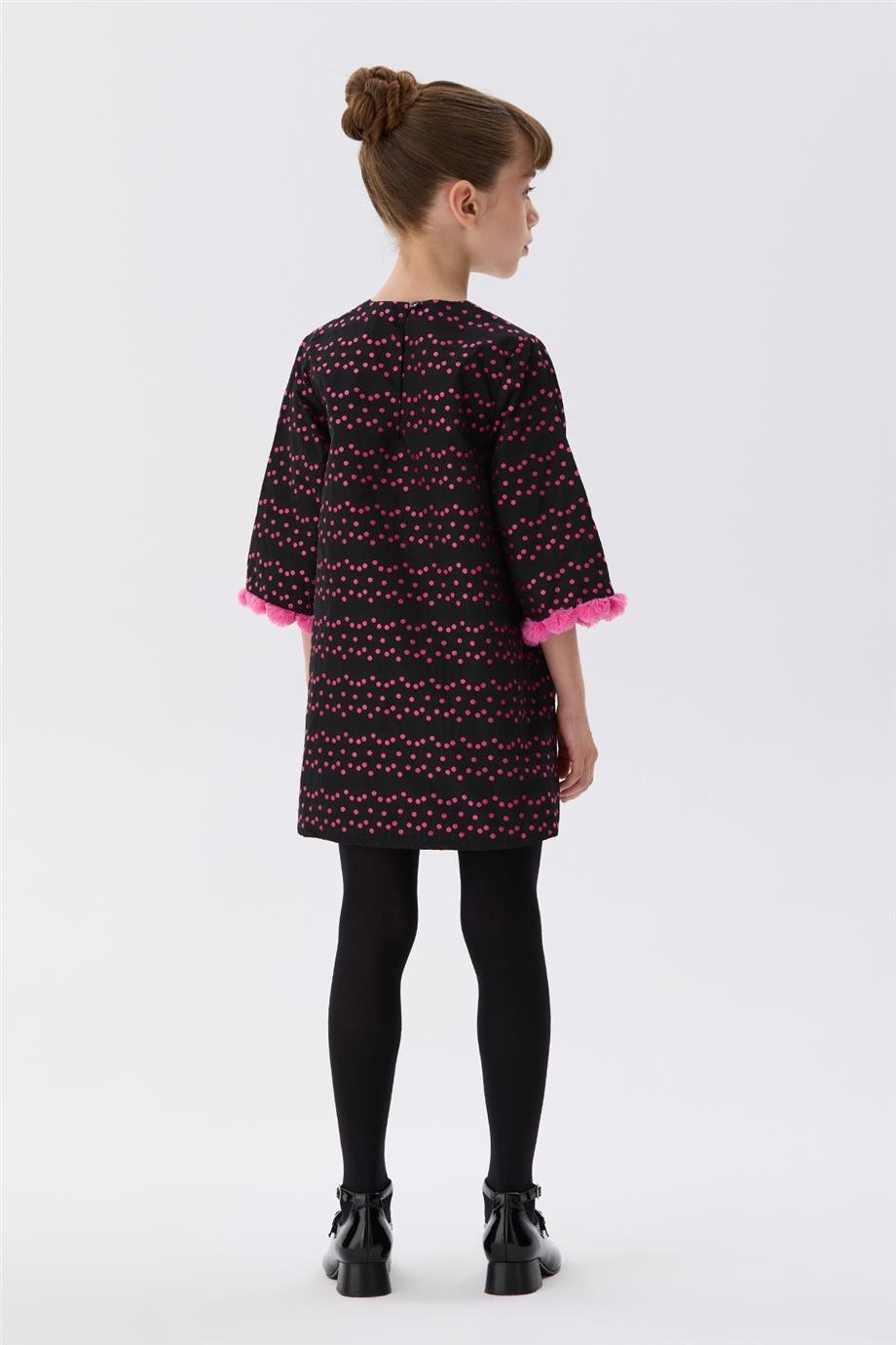 Tyess Kız Çocuk Siyah Elbise