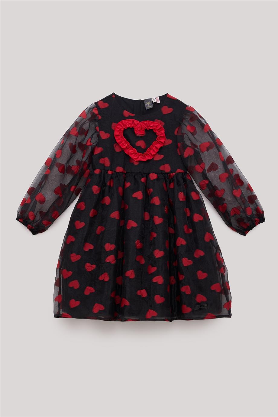 Tyess Kız Çocuk Siyah Elbise