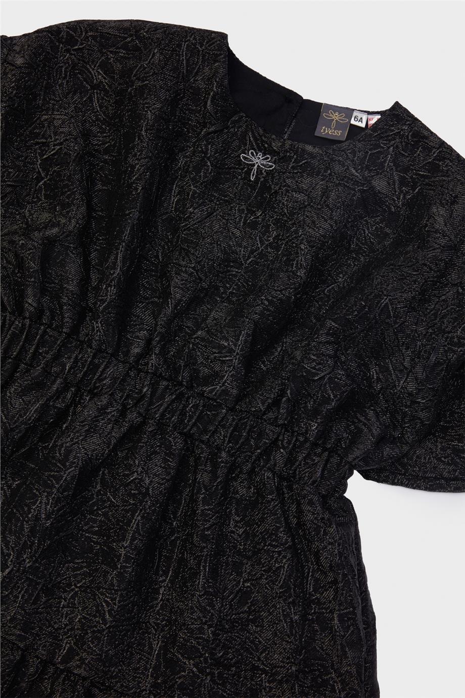 Tyess Kız Çocuk Siyah Elbise