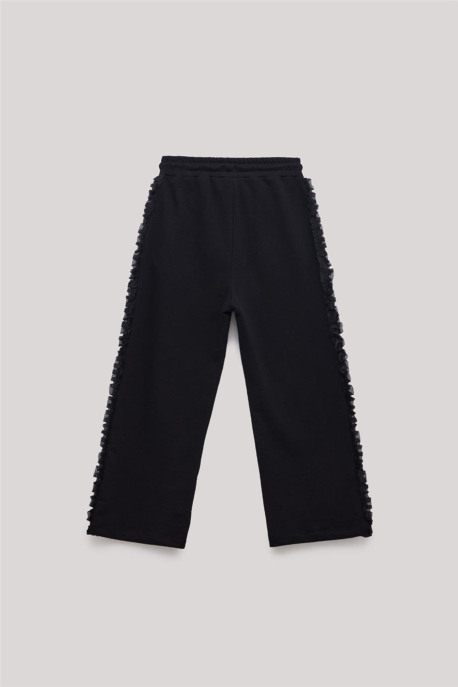 Tyess Kız Çocuk Siyah Eşofman Altı