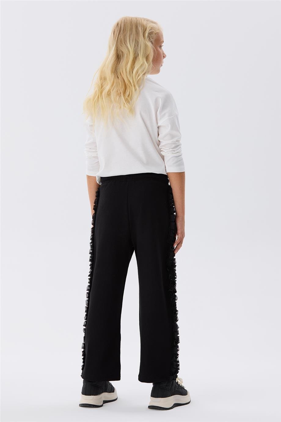 Tyess Kız Çocuk Siyah Eşofman Altı