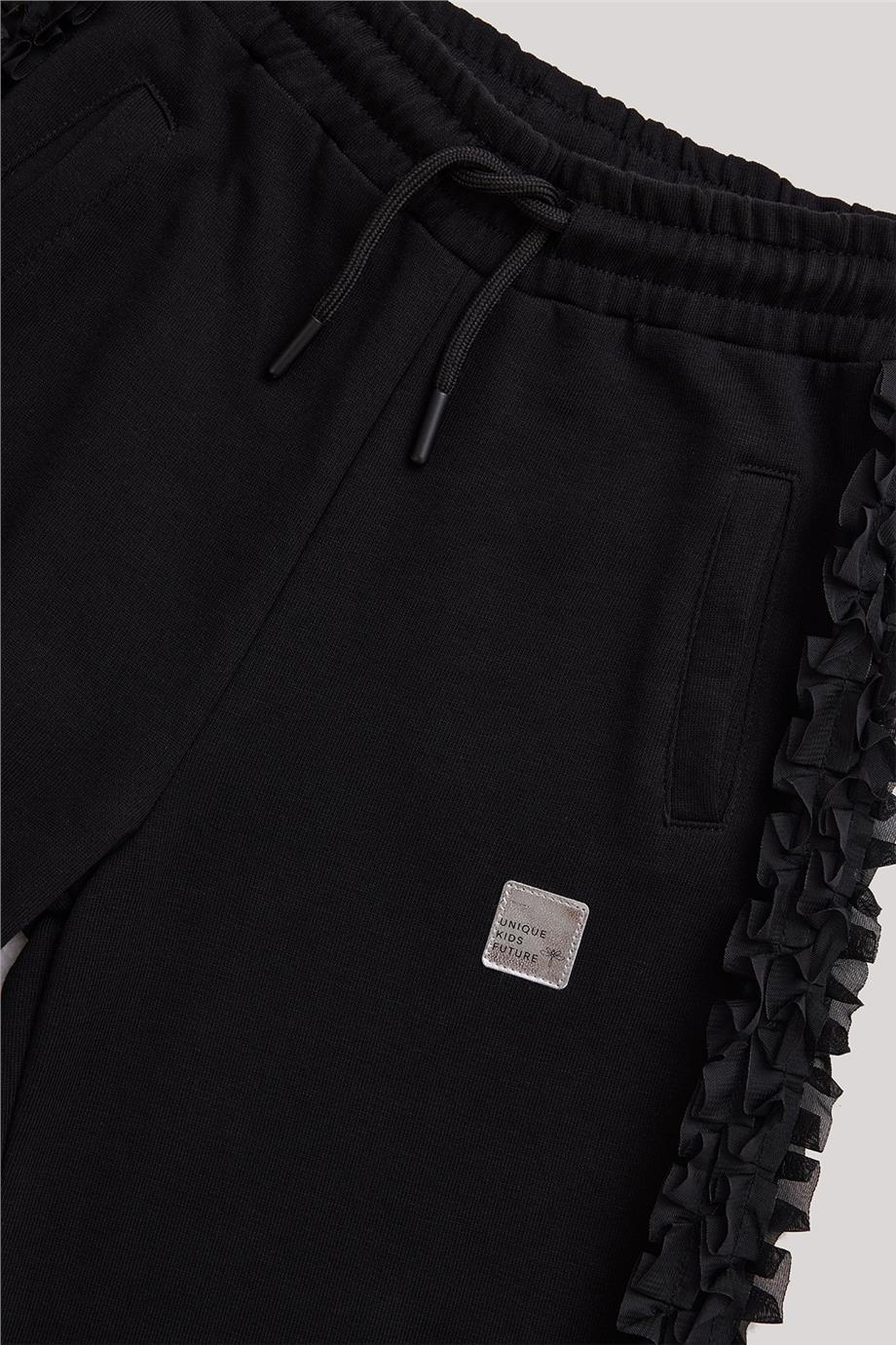 Tyess Kız Çocuk Siyah Eşofman Altı