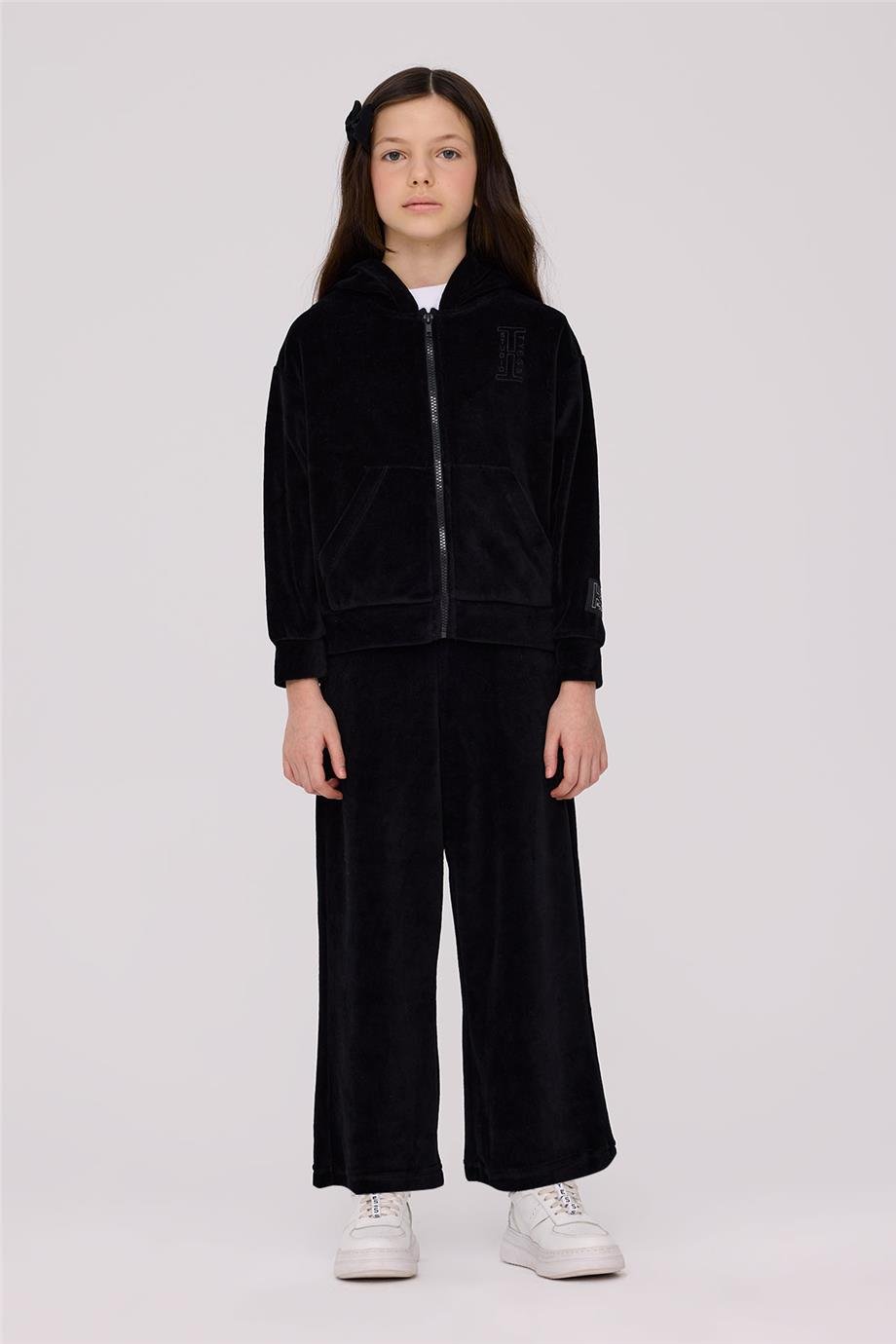 Tyess Girl Black Tracksuit BottomTyess Girl Black Tracksuit Bottom