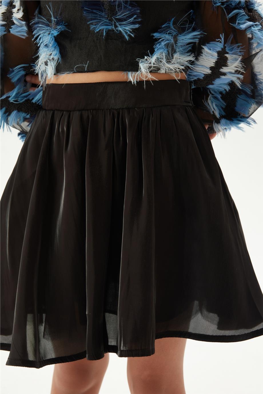 Tyess Kız Çocuk Siyah Etek