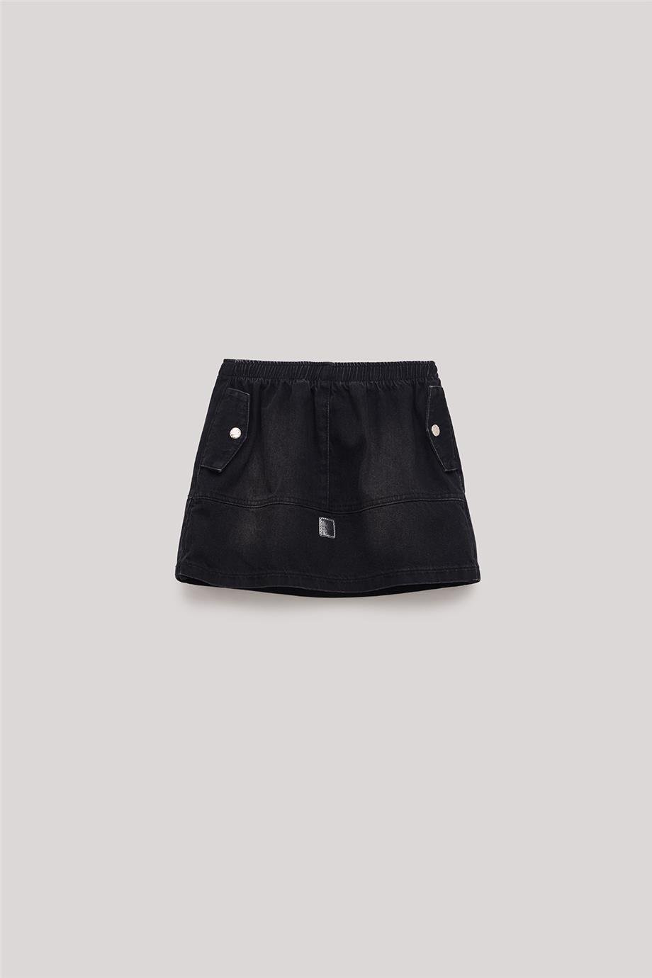 Tyess Kız Çocuk Siyah Etek