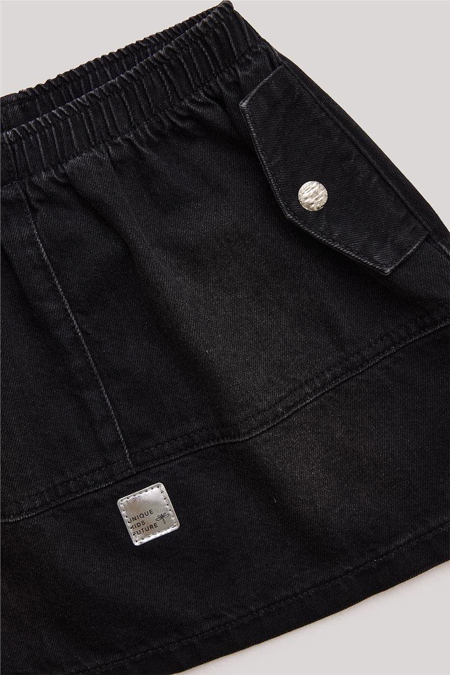 Tyess Kız Çocuk Siyah Etek