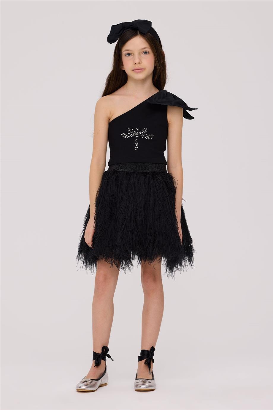 Tyess Kız Çocuk Siyah EtekTyess Kız Çocuk Siyah Etek