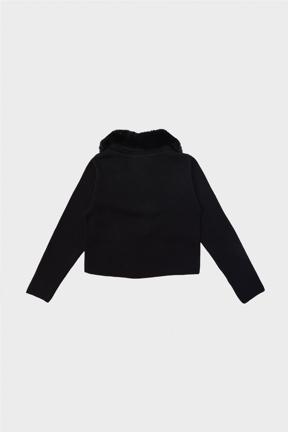 Tyess Kız Çocuk Siyah Hırka