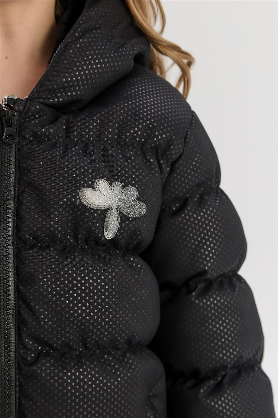 Tyess Girl Black CoatTyess Girl Black Coat