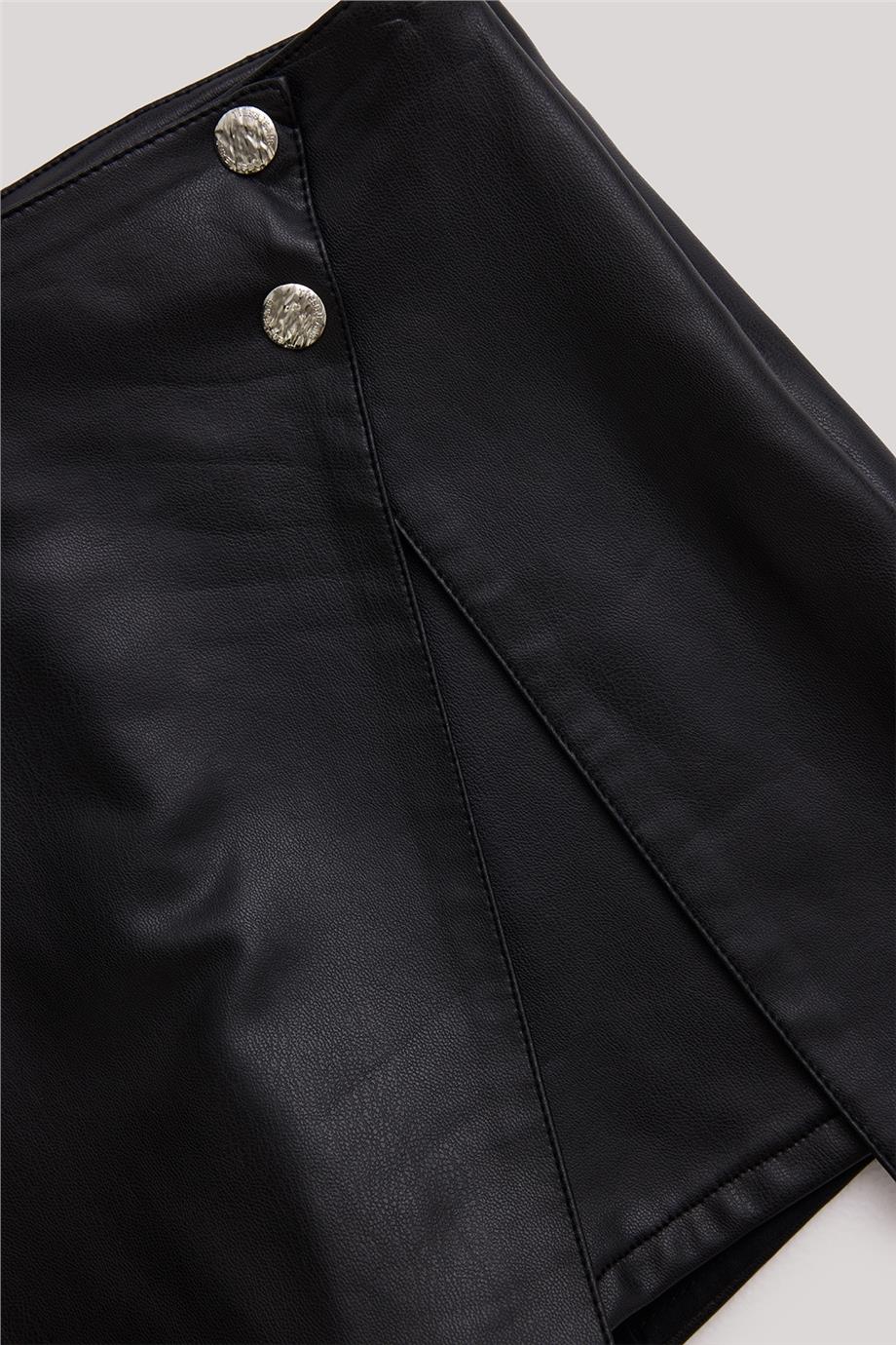 Tyess Kız Çocuk Siyah Şort Etek